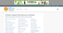 Desktop Screenshot of childrensapparelsourceguide.com